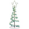 vidaXL LED Weihnachtsbaum mit Kugeln 80 LEDs Warmwei&szlig; 120 cm