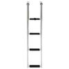 vidaXL Einstiegsleiter 4 Stufen Edelstahl