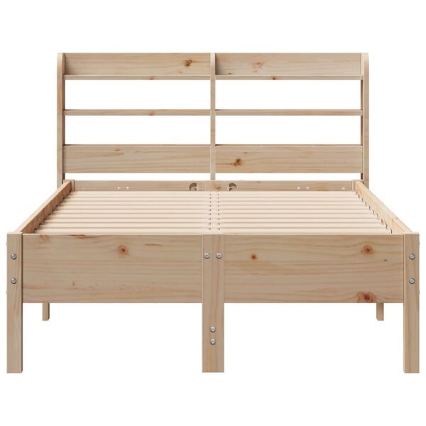 vidaXL Massivholzbett ohne Matratze 90x190 cm Kiefer
