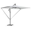 vidaXL Sonnenschirm Sand 294 x 200 x 270 cm Polyester und Aluminium