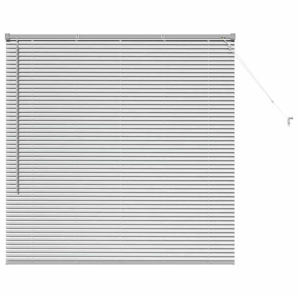 vidaXL Balkenjalousien Silber 130 x 135 cm Aluminium