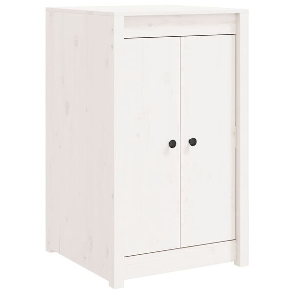 vidaXL Outdoor-K&uuml;chenschrank Wei&szlig; Massivholz Kiefer