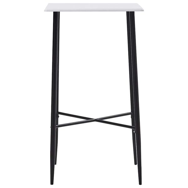 vidaXL 3-tlg. Bar-Set Kunststoff Schwarz