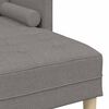 vidaXL Sofa Set mit Kissen Taupe 173 x 131 x 67 cm Polyester