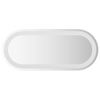 vidaXL LED-Badspiegel 70x30 cm Oval