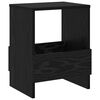 vidaXL Magazinregal 2 pcs Schwarz Eichen-Optik 35 x 30 x 45 cm