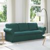 vidaXL Sofa Dunkelgr&uuml;n Gesamtabmessungen: 215 x 82 x 80 cm (B x T x H)