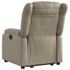 vidaXL Relaxsessel mit Aufstehhilfe Cappuccino-Braun Kunstleder