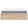 vidaXL Bett mit Matratze 160x200 cm Massivholz Kiefer