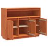 vidaXL Sideboard Wachsbraun 104,5 x 34 x 80 cm Massives Kiefernholz