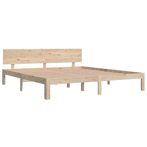 vidaXL Massivholzbett 180x200 cm