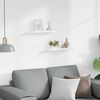 vidaXL Bilderleisten 2 Stk. Wei&szlig; 40x9x3 cm MDF