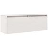 vidaXL Wandschrank Wei&szlig; 100x30x35 cm Massivholz Kiefer
