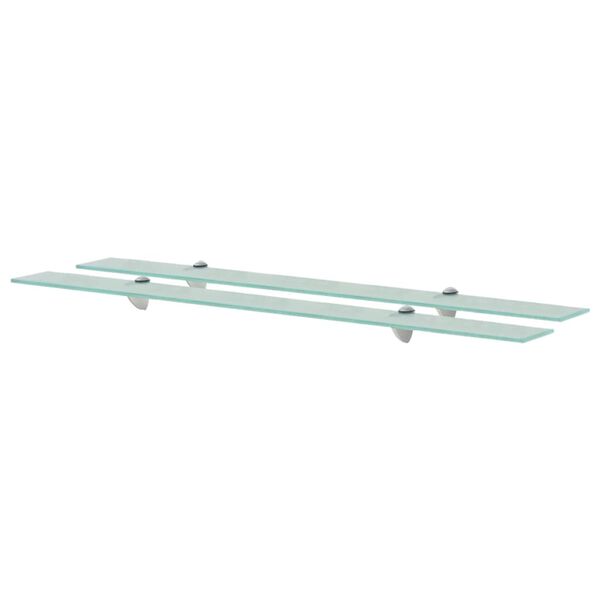 vidaXL Schweberegale 2 Stk. Glas 100x20 cm 8 mm
