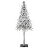 vidaXL Weihnachtsbaum mit 150 LEDs Wei&szlig; 150 cm PE und Stahl