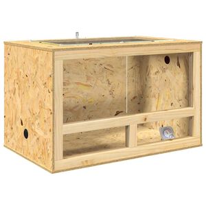 vidaXL Terrarium Braun 80 x 50 x 50 cm OSB
