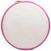 vidaXL Aufblasbare Gymnastikmatte mit Pumpe 100x100x10 cm PVC Rosa