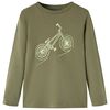 Kinder-Langarmshirt Khaki 104