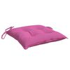 vidaXL Stuhlkissen 4 Stk. Rosa 40x40x7 cm Stoff