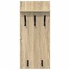vidaXL Wandmontierter nachttisch Sonoma-Eiche 40 x 10 x 90 cm