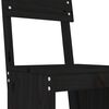 vidaXL 9-tlg. Gartenbar-Set Schwarz Massivholz Kiefer
