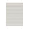 vidaXL Plissee Hellgrau 90x150 cm Stoffbreite 89,4 cm Polyester