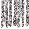 vidaXL Fliegenvorhang Braun und Beige 100x230 cm Chenille