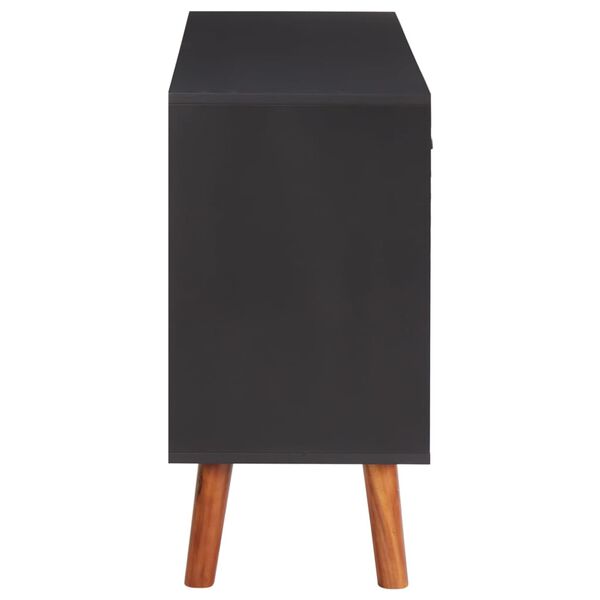 vidaXL Sideboard 110x35x70 cm Massivholz Akazie und MDF