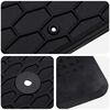vidaXL Autofu&szlig;matte 4 pcs Schwarz Geeignet f&uuml;r KAMIQ 2019- Gummi