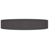 vidaXL Pflanzenring 5 pcs Schwarz 120 x 120 x 20 cm