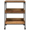 vidaXL K&uuml;chentrolley Altholz 60 x 41 x 80,5 cm Holzwerkstoff