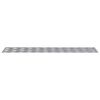 vidaXL Treppe Tritt Rechtwinklig 4 pcs Silber 90 x 20 cm Aluminium