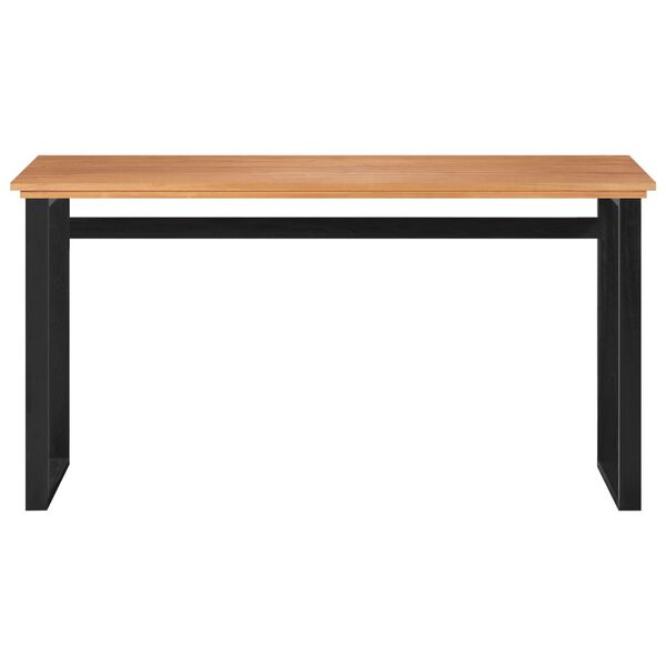 vidaXL Schreibtisch 120x45x75 cm Massivholz Teak