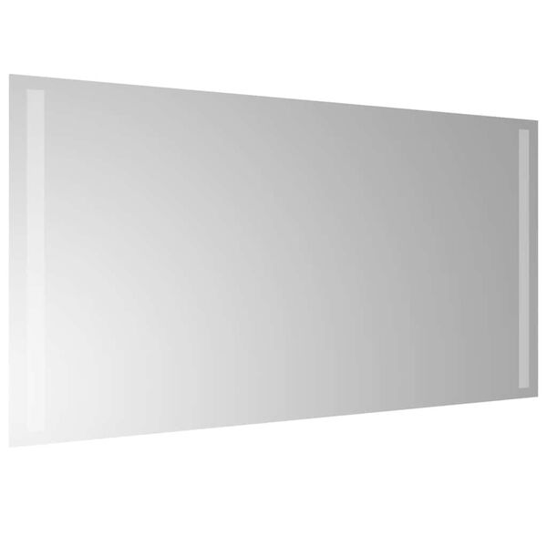 vidaXL LED-Badspiegel 80x40 cm