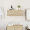 vidaXL Bad-Wandschrank Sonoma-Eiche 80x25x30 cm Holzwerkstoff