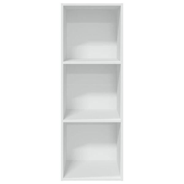 vidaXL B&uuml;cherregal Wei&szlig; 40x30x114 cm Holzwerkstoff