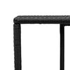 vidaXL 10-tlg. Garten-Sofagarnitur mit Kissen Schwarz Poly Rattan