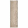 vidaXL Mittlerer Flor weicher und waschbarer Teppich HUARTE Sand