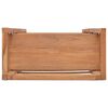 vidaXL Regal 60x30x180 cm Teak Massivholz