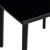 vidaXL 5-tlg. Garten-Essgruppe mit Kissen Braun Poly Rattan Glas