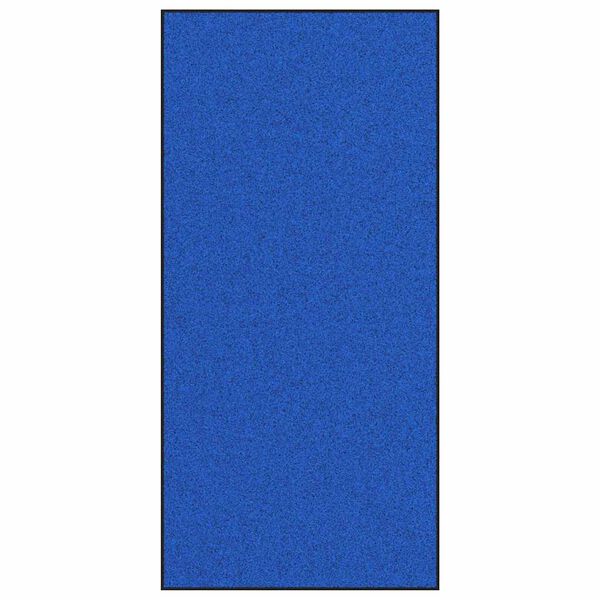 vidaXL Fußmatte Blau und Schwarz 120 x 250 cm Polyamid und PVC