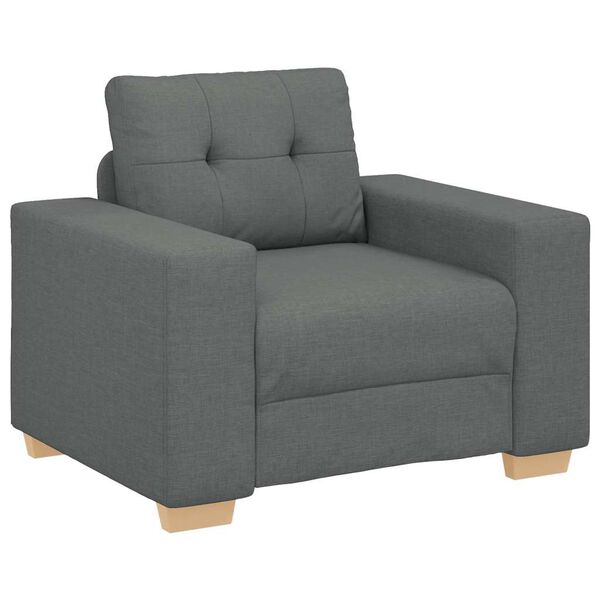 vidaXL Sessel Dunkelgrau 60 cm Stoff