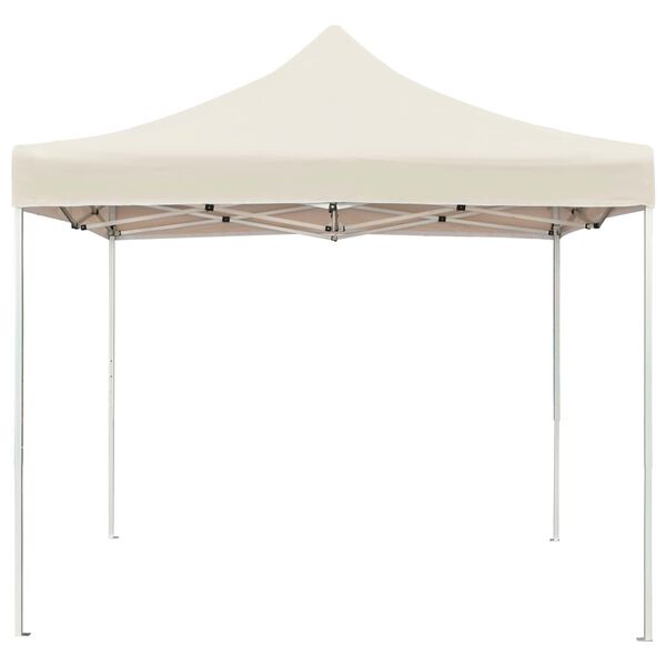 vidaXL Profi-Partyzelt Faltbar Aluminium 2x2 m Creme