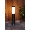 Luxform Solar-LED-Pollerleuchte Idaho Silbern 39135