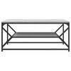 vidaXL Couchtisch Graues Sonoma 90 x 50 x 40 cm