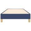 vidaXL Boxspringbettgestell Blau 90x190 cm Stoff