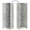 vidaXL Highboard Beton Grau 35 x 39 x 168 cm