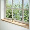 vidaXL Fensterb&auml;nke 2 Stk. Unbehandelt 160x25x2 cm Massivholz Eiche