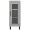 vidaXL Highboard Grau Sonoma 34,5x34x180 cm Holzwerkstoff