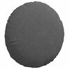 vidaXL Sitzkissen 2 pcs Dunkelgrau &Oslash; 50 cm Cordstoff